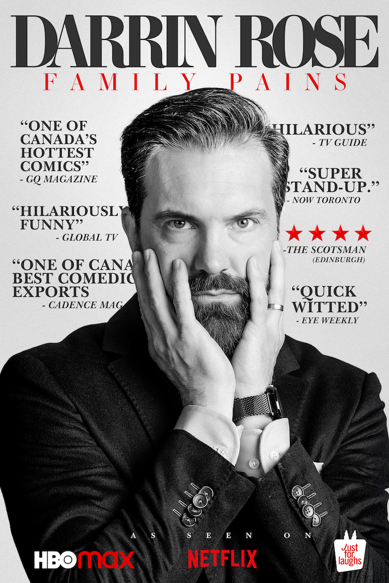 Darrin Rose Family Pains Clean Comedy poster